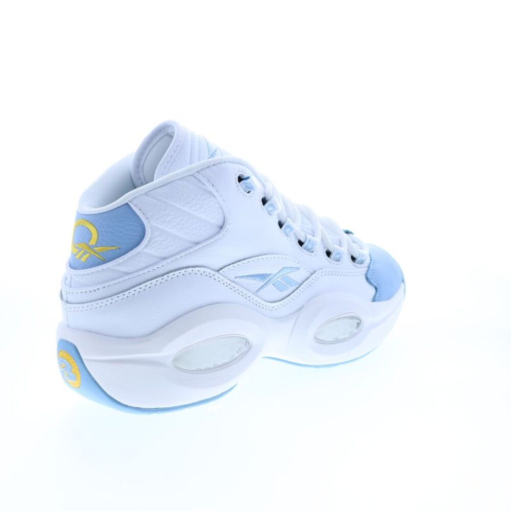 Reebok Mens Question Mid White Shoes (NWT) - Picture 7 of 7
